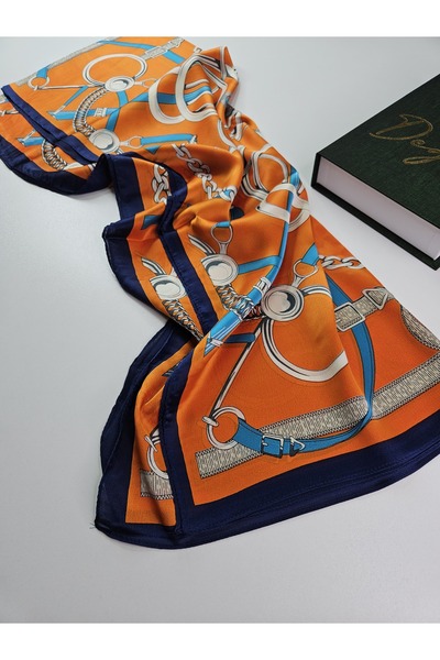 tomrisboutique Luxury Voile Silk Shawl Hijab Foulard Scarf Shawl Noble Chain ...