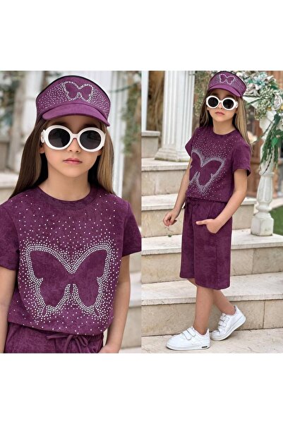 Lucky kidswear SET PENTRU FETE CU ȘAPCĂ DE TENIS, PANTALONI SCURȚI ȘI MODEL F...