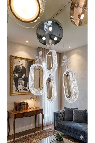 Venta elips modeli 4 lü sarkıt led avize
