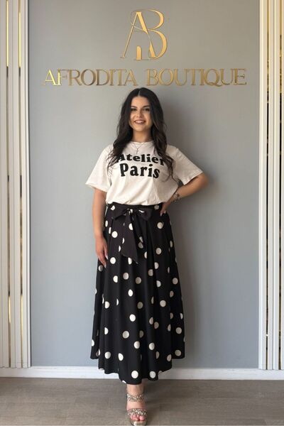 Afrodita Boutique Octavia polka dot skirt