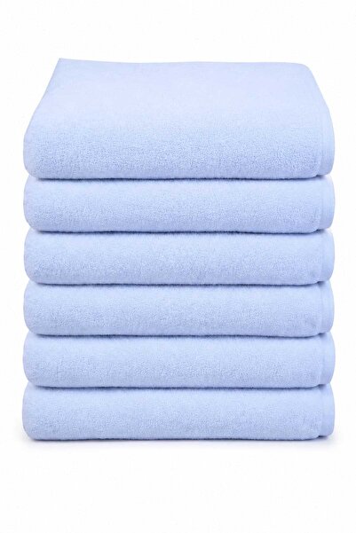TakÇalıştır 6-Piece Hotel Hand and Face Towel Cotton White 50X85 cm Newcotton