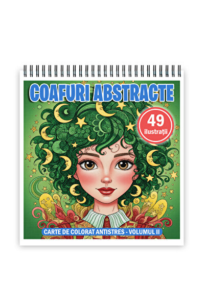 Legendary Gifts Coloring book, 49 illustrations Abstract Hairstyles - Volume ...