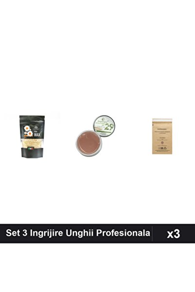 Makeup Set 3 Ingrijire Unghii - Ceara Epilare Musetel, Gel Constructie UV LED...