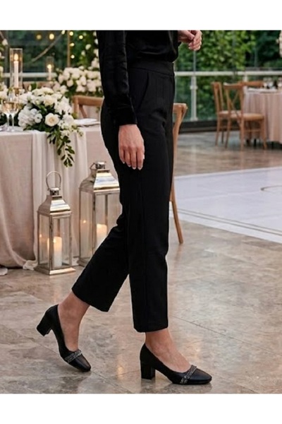Nur Rose Rochie de seară elegantă, anatomică, de zi cu zi, cu piatră neagră, ...