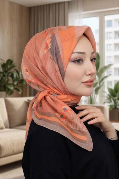 Big ModaEbrar Desenli Soft Eşarp - 023