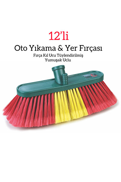 YILSAN FIRÇA Oto Yıkama Fırçası 12’li - Otomobil Yıkama Fırçası koli içi adet...