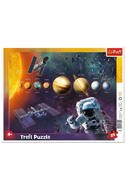 NO BRAND PUZZLE 25 SOLAR SYSTEM BOARD