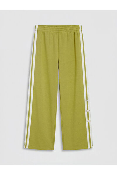 LC Waikiki Ozmarka New Season Wide Leg Girls' Soft Touch Sweatpants
