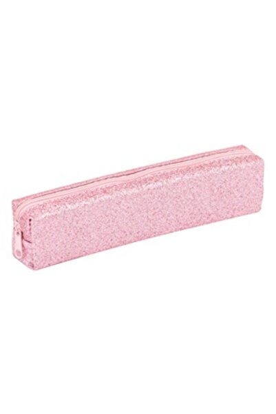 Zumzeria Mini Pink Glitter Pencil Case 18.5x3x4cm