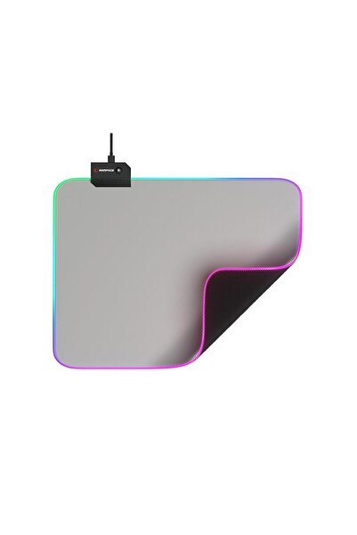 Rampage Pulsar Rgb Gaming Mouse Pad Gray