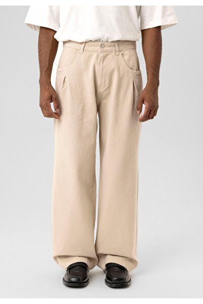 S13 Store Mink Balloon Fit Gabardine Trousers