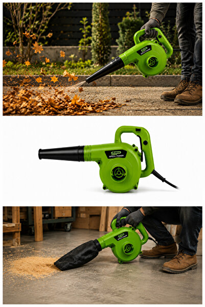 Spech Power SP-PRO50 Profosyonel 650W Elektrikli Hava Üfleyici – Yeşil Seri |...