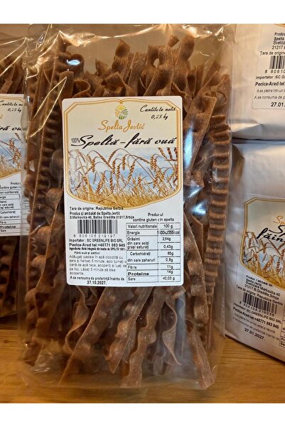 Spelta Jevtic 4 x Tagliatelle 0.25kg, Wholemeal Spelt Pasta Without Eggs – Ar...