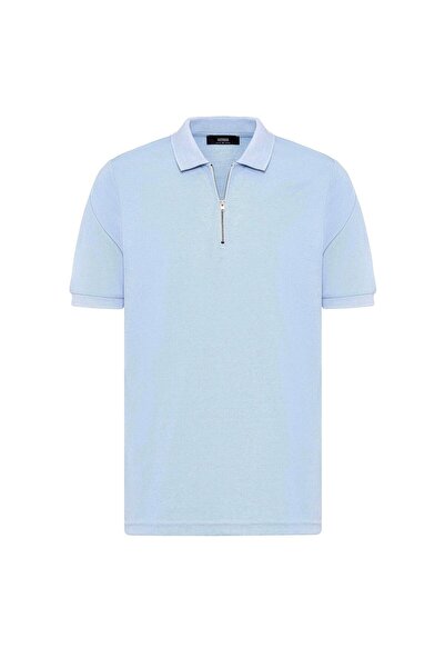 S13 Store Zippered regular fit men's t-shirt