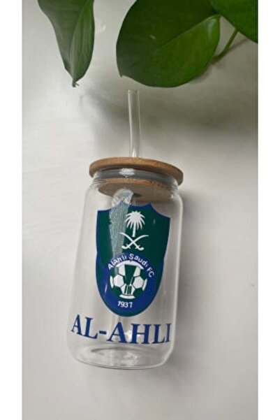 NASAQ Al-Ahly Club Logo Glass Cup