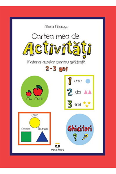 Editura Prestige Cartea mea de activități pentru copii de 2-3 ani (Romană) - ...