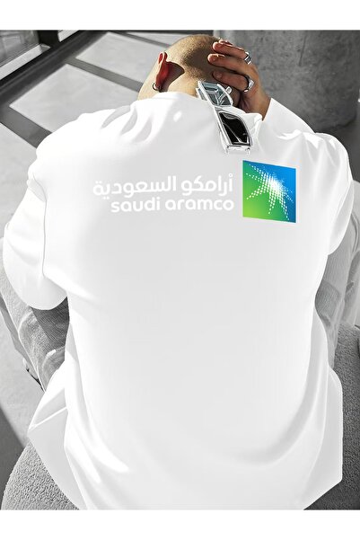 SAUDI Men and Women's 100% Cotton T-Shirt - Oversized Crew Neck Short Sleeve ...