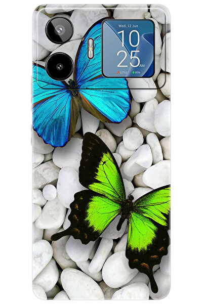 General Mobile GM 26 PRO 5G (G903) Uyumlu Kılıf Desen Baskılı Silikon Kelebek...