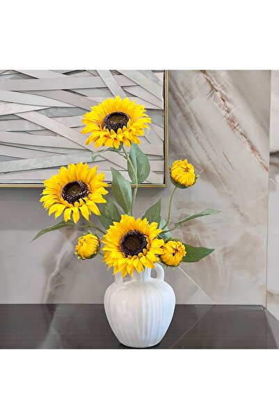 MirageBotanics Ceramic Vase for Flowers, Pampas Grass and Plants 16.5cm, for ...