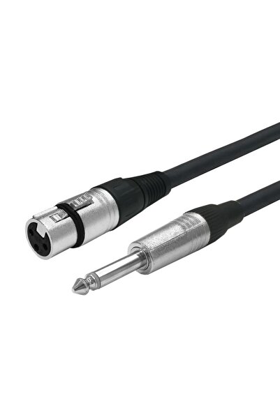 VivoLink PROAUDXLRFJACK10 cablu audio 10 m XLR 6.35mm Negru