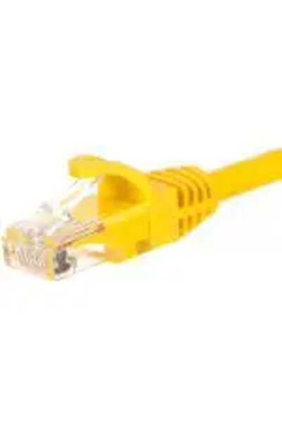 Netrack Cablu patch RJ45, înveliș turnat, Cat. 6 UTP, 1m galben (BZPAT16Y)