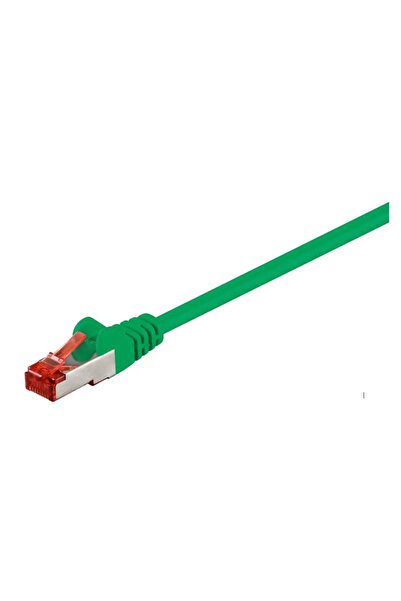 MicroConnect F/UTP CAT6 1m Ecran exterior din PVC verde: Ecranare cu folie 4x...