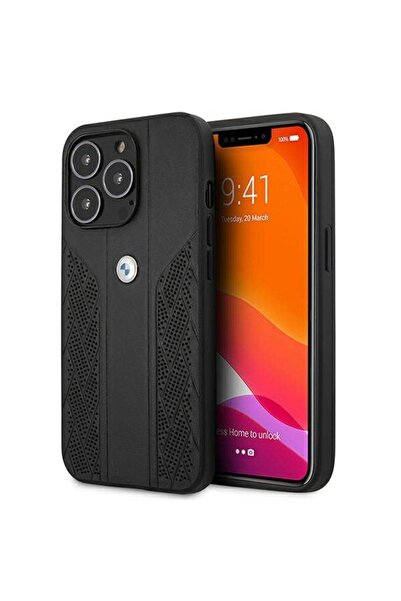 BMW BMHCP14S22GSLK iPhone 14 6.1 " negru carcasă rigidă Grip Hot Stamp
