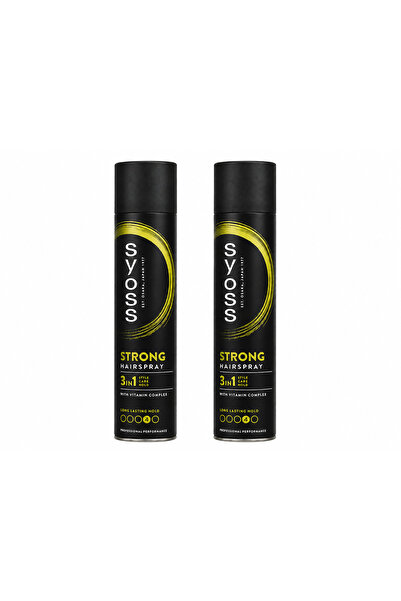 Syoss Strong Hairspray 3in1 Style Care Hold Saç Spreyi 400 ml X 2 ADET