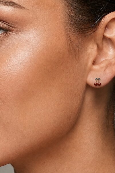 House Of Glix Cherry Minimal Earrings