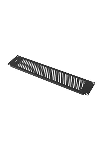 Lanberg CAPAC DE SFÂRȘIT PENTRU DULAPURI 19 2U PERFORAT NEGRU AK-1412-B