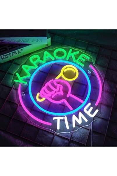 OEM Karaoke Time Neon Light Sign, Multicolor