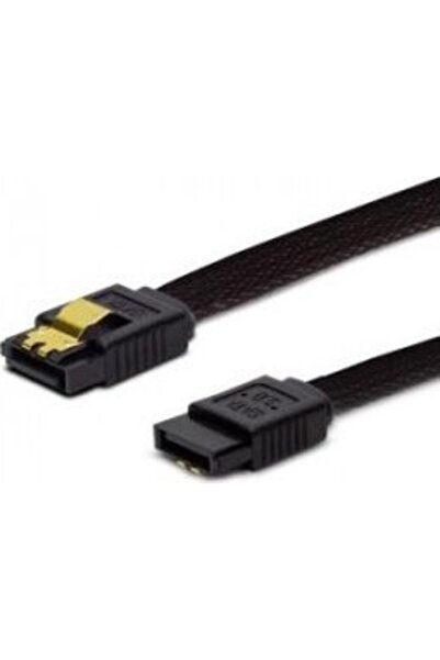 Savio Cable SATA III GAK-02 0,3m, braid black, straight, gold latches