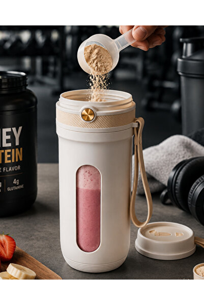 teknotrust Preminyum Taşınabilir Şarjlı Blender Smoothie ve Buz Kırıcı Özelli...