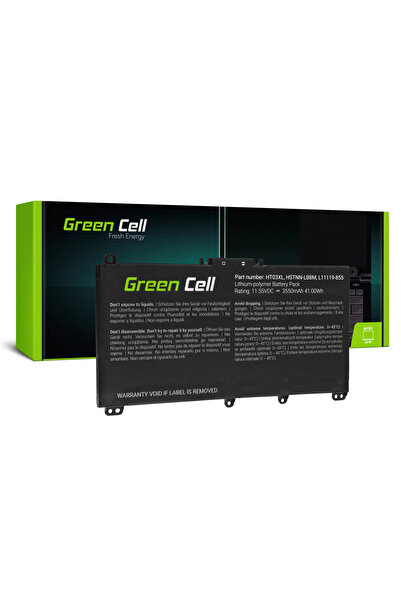 Greencell O celulă verde pentru HP HT03XL L11119-855 / 11.55V 3400Ah