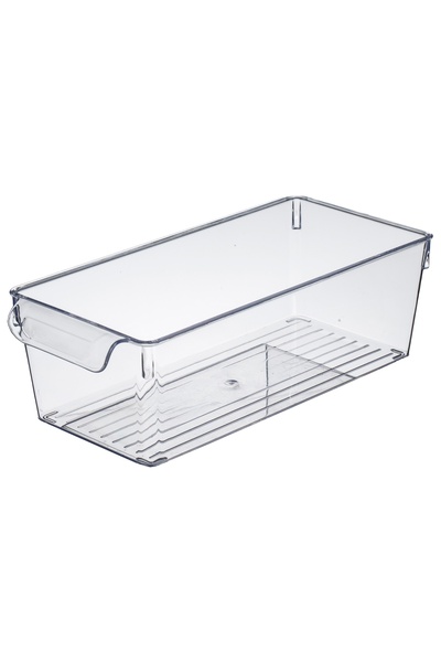 Zumzeria Cutie organizatoare din plastic transparent pentru frigider cu mâner...