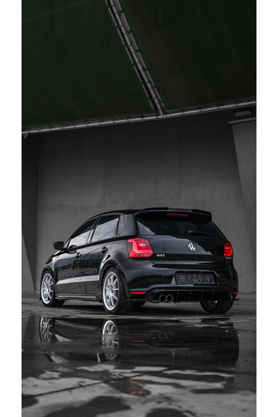 TMZ Garage Volkswagen Polo GTI 2009-2014 Arka Difüzör | Sportif Arka Görünüm ...