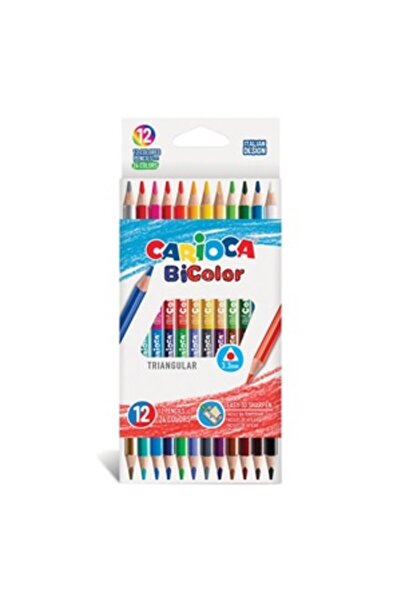 carioca Set de creioane colorate cu două capete - 12 bucăți