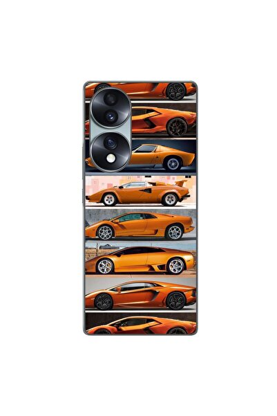 OEM Husa compatibila cu Honor 70 Silicon Gel Tpu Model Masini Lamborghini