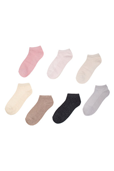Zumzeria Short Socks in Different Nude Colors for Women - 7 pairs
