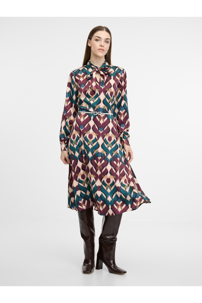 ORSAY Brown women's midi dress
