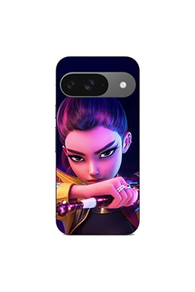 OEM Husa compatibila cu Google Pixel 9 Silicon Gel Tpu Model KPop Demon Hunte...