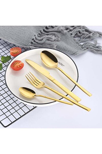 Sunhome 4-Piece Premium Cutlery Set Gold