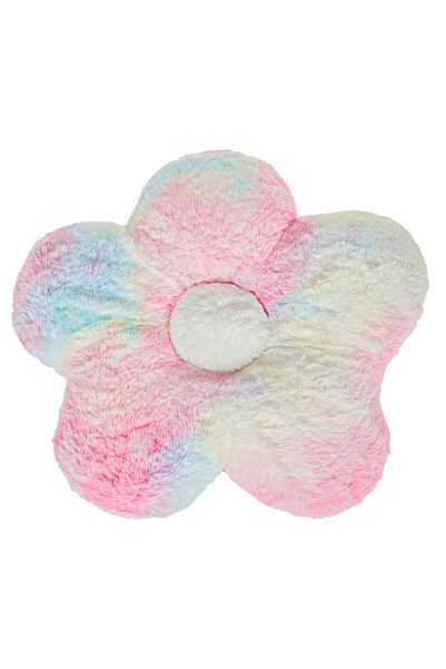 Zumzeria Colorful Tie Dye Flower-Shaped Decorative Pillow 40cm