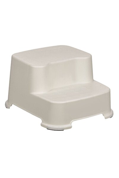 Zumzeria Double Step Stool Ecru 30x33x20.5cm