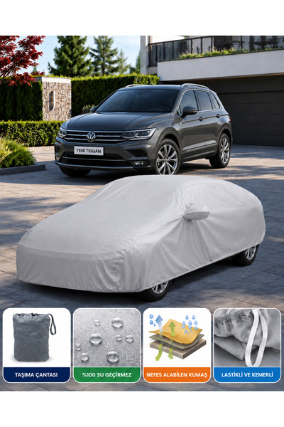 COCEM Volkswagen Tiguan Premium Araç Brandası Su Geçirmez UV Korumalı Tam Kor...