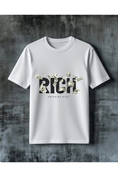 COMVİCHO Rich Para Printed Oversize T-Shirt