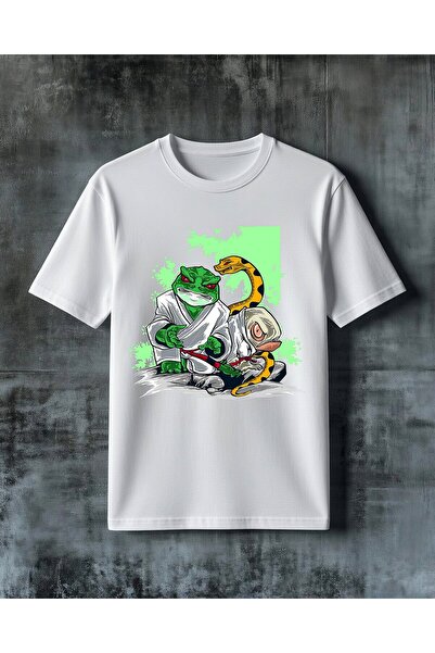 COMVİCHO Ninja Turtle Dojo Savas Printed Oversize T-Shirt