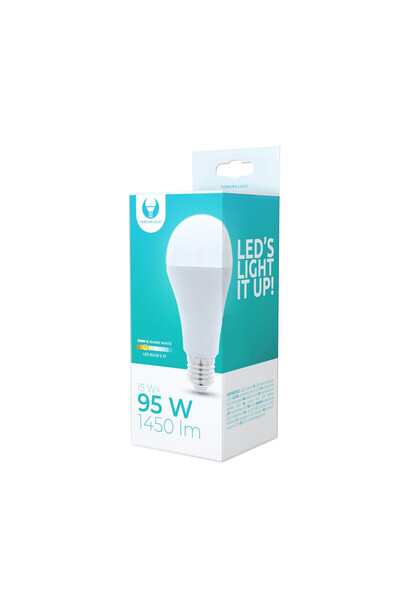 FOREVER LİGHT Λάμπα LED 15W E27 A65 Θερμό Λευκό 1450lm