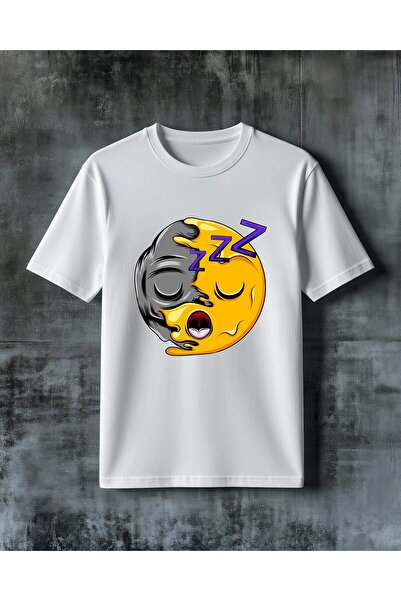 COMVİCHO Sleep Star Printed Oversize T-Shirt