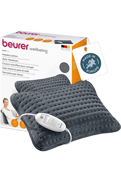 Beurer وسادة تدفئة مريحة للأريكة HK 48 مع تسخين سريع، 3 إعدادات للحرارة، إيقا...